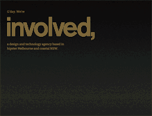 Tablet Screenshot of involved.com.au